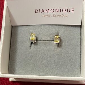 Diamonique Stud Earrings
